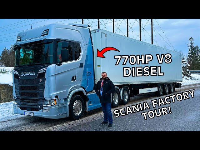 Driving the SCANIA 770S, Most POWERFUL Semi Truck in the WORLD!