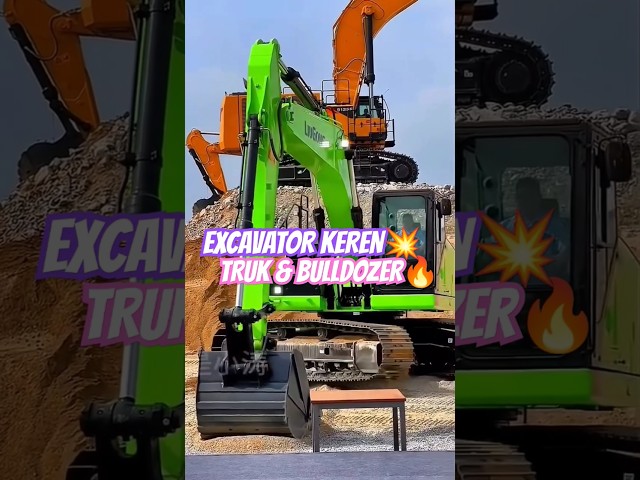 EXCAVATOR KEREN💥TRUK & BULLDOZER🔥#beko#excavator#trukoleng#telolet#crane#truk#buss#sapi#trukmolen#fy