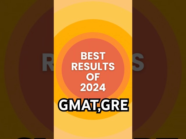 Best Results of 2024 | GMAT | GRE | Rohan's Academy