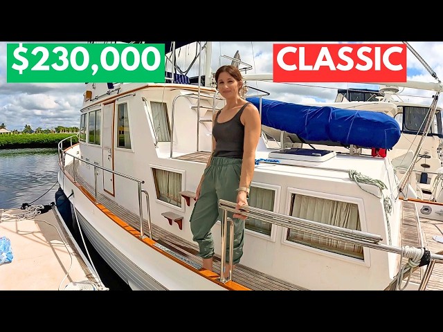 Best Trawler under 40’ i Would Live-aboard and Cruise on! Harbor Pilot Yacht Tours