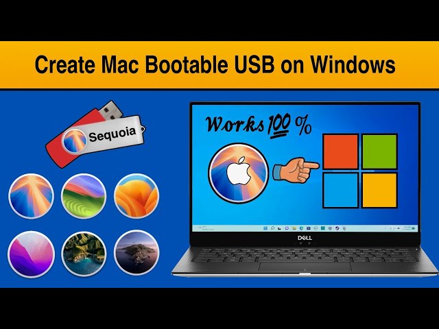 How to Create Mac (macOS) Bootable USB Drive on Windows PC | 🤯 🤯 2025 New Method 🤯 🤯  | Works 100%