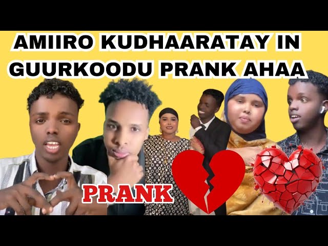 AMIIRO XAWAADLE UGU DANBAYN KU DHAARATAY IN WIIL BAADIYO GUURKOODU PRANK AHAA JABRA YAABAY ADKAATAY🤣