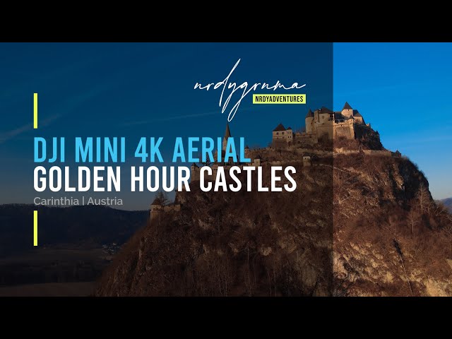 DJI Mini 4K Drone Footage | Taggenbrunn & Hochosterwitz Castle Before Sunset #djimini4k #austria