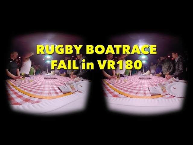 VR180 Rugby Boat Race Fail!