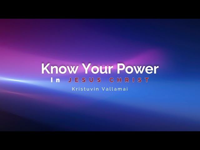 Kristhuvin Vallamai Live Stream