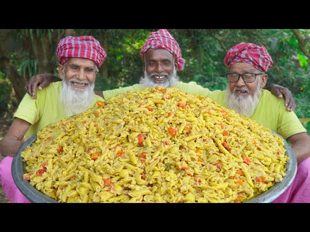 White Sauce Pasta - Village Grandpas Cook & Serve Special Pasta to Disabled & Elderly People ❤️