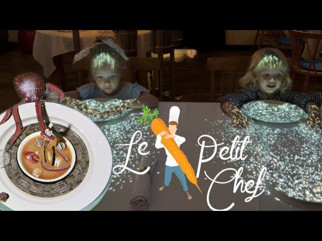 Le Petite Chef - The World's Smallest Chef! Our favorite Aruba Restaurant with 3D mapping technology