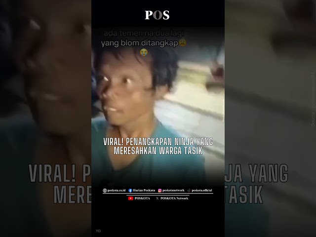 Viral! Penangkapan Ninja yang Meresahkan Warga Tasikmalaya