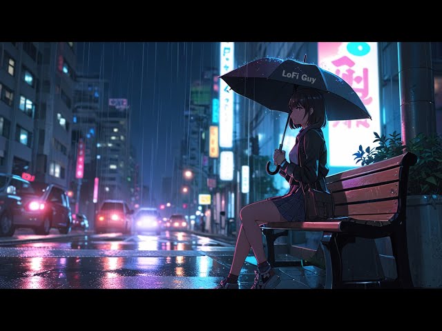 Late Night Tokyo Rain Relaxing Sleep Study Music