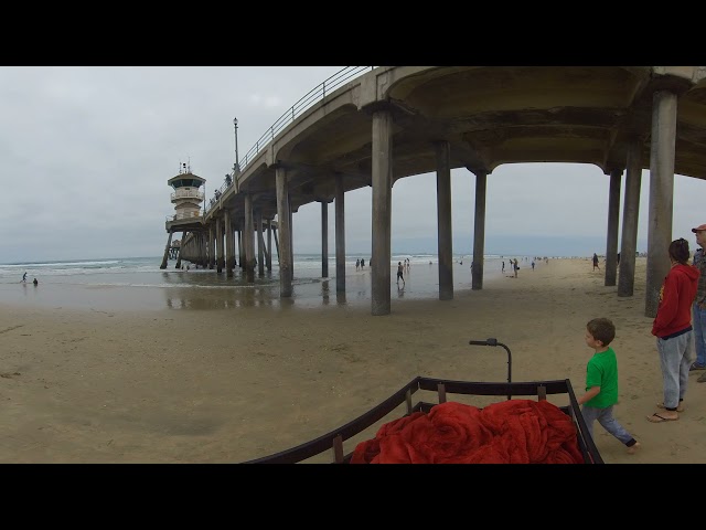 HB electric wagon on beach 05/09/21 part 6