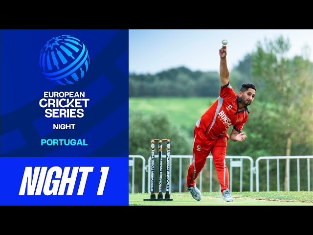 🔴 ECSN Portugal, 2025 | Night 1 | 3 Feb 2025 | T10 Live Cricket | European Cricket