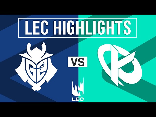 G2 vs KC Full Highlights | LEC 2024 Winter | G2 Esports vs Karmine Corp