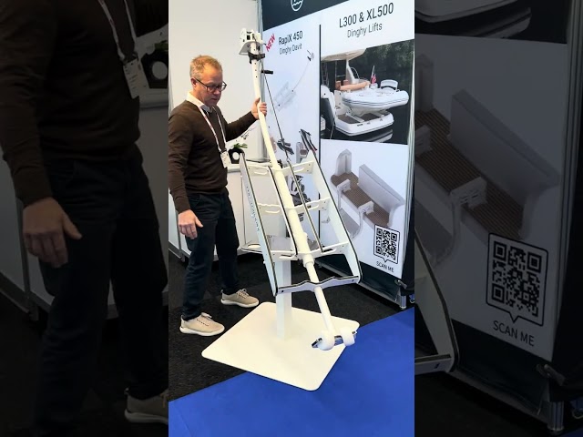 Presentation of the NEW RapiX 450 dinghy davit at METS2024