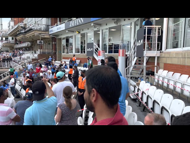 Players coming out from dressing rooms England v India 4th Test Match 2021 at Bedser Stand Kia Oval