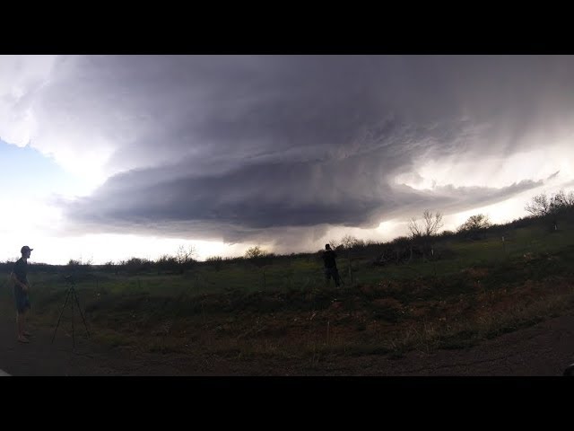 Supercell with Epic Structure (4K) - Texas Panhandle/SW Oklahoma - April 3, 2019