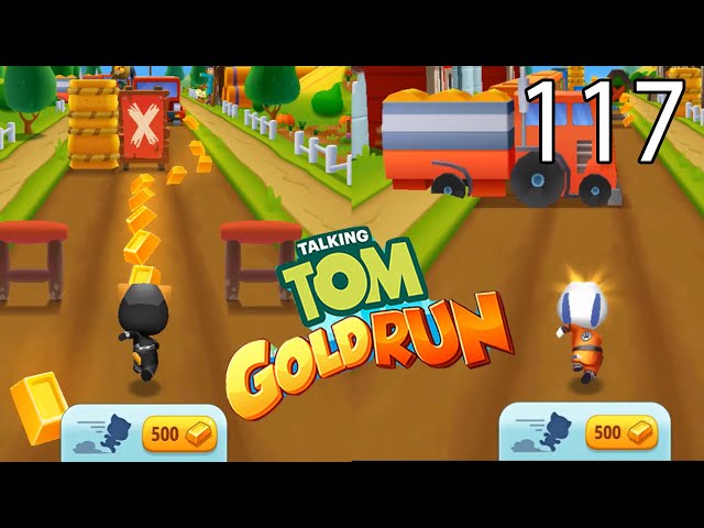 Talking Tom Gold Run Super Ginger Vs Kunfu Hank Part 117