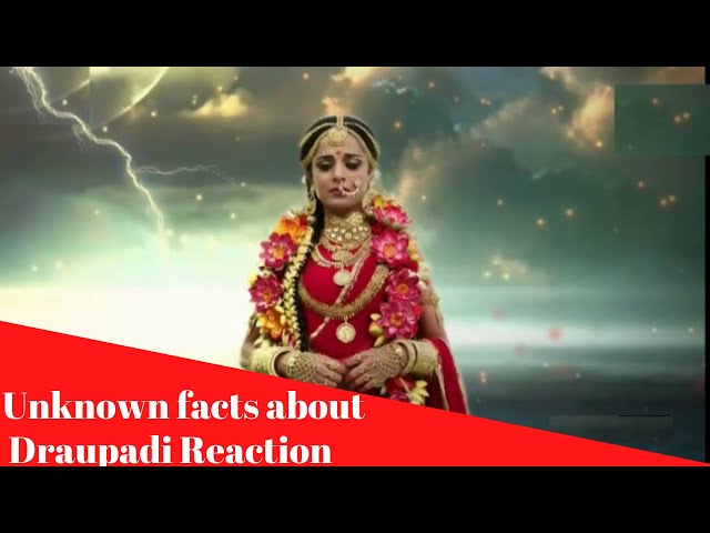 5 Unknown facts about Draupadi REACTION! Mahabharat