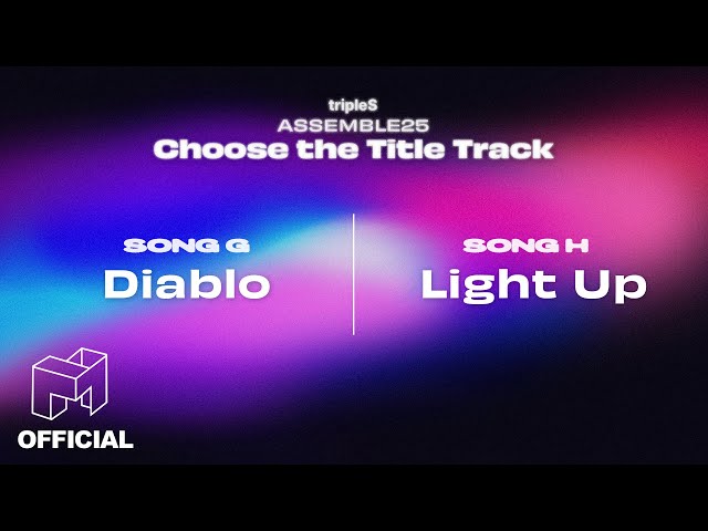 Choose the title track for ASSEMBLE25! | Day4 SONG G, H