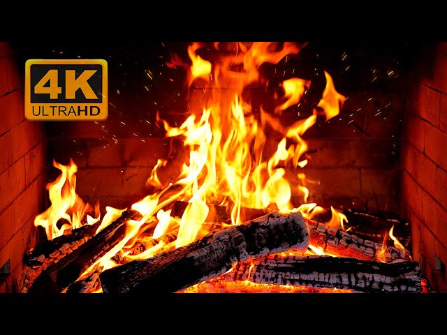 🔥 Fireplace 12 HOURS. Cozy Fireplace 4K Ultra HD