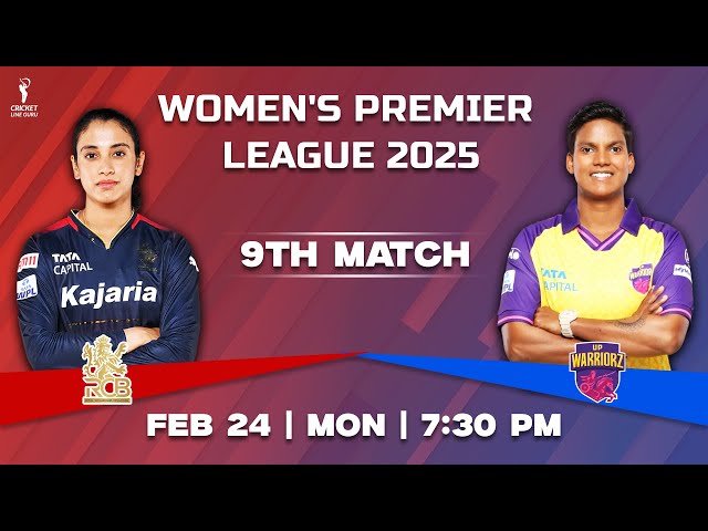 WPL 2025: RCB Women vs UPW Women 9th Match Analysis | RCB-W vs UPW-W Playing 11 | WPL 2025 9th Match