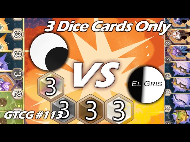 DUEL Only 3 Dice Cards - Challenge (ft. @elgris9824 ) - Genshin TCG [113]