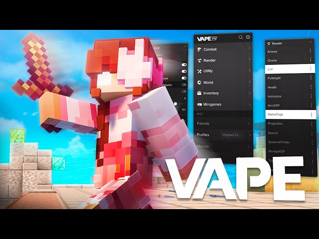 1.8.9 Vape Hack Client | SIlent Aura On Hypixel & MMC | Minecraft Java Edition