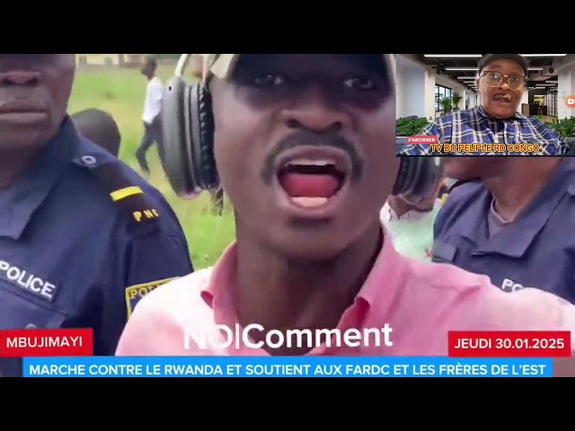 MÉGA MARCHE CONTRE PAUL KAGAME À MBUJI-MAYI. LA GUERRE EST TOTALE.