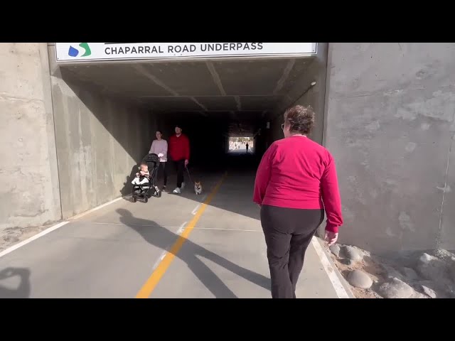 Scottsdale walkers celebrate new underpasses that avoids busy intersection