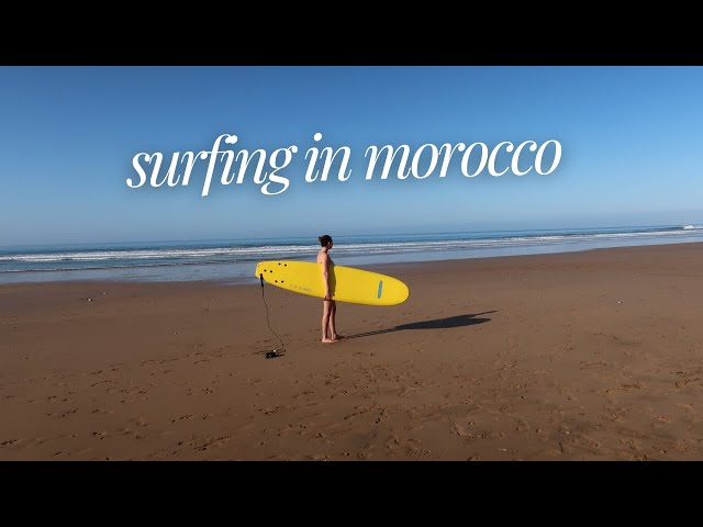 my first time in morocco (st andrews surf trip 2025)