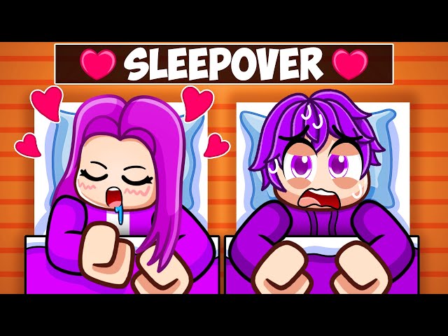 Dash & Ruby SLEEPOVER in Roblox!