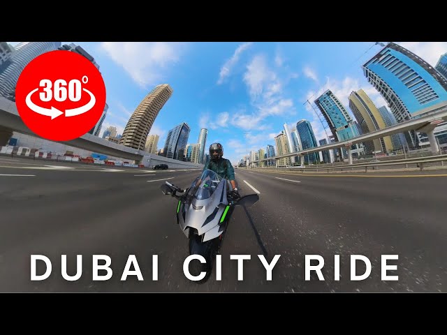 Dubai City Bike Ride [4K 360° VR Video]