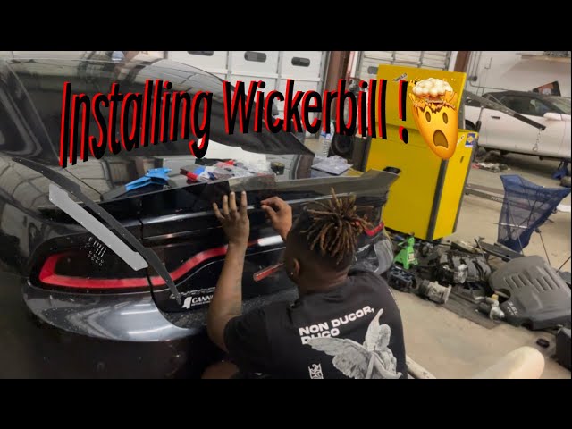 INSTALLING WICKERBILL ON MY CHARGER *FT. A SRT8* + SOME CRAZY PULLS 😲🔥