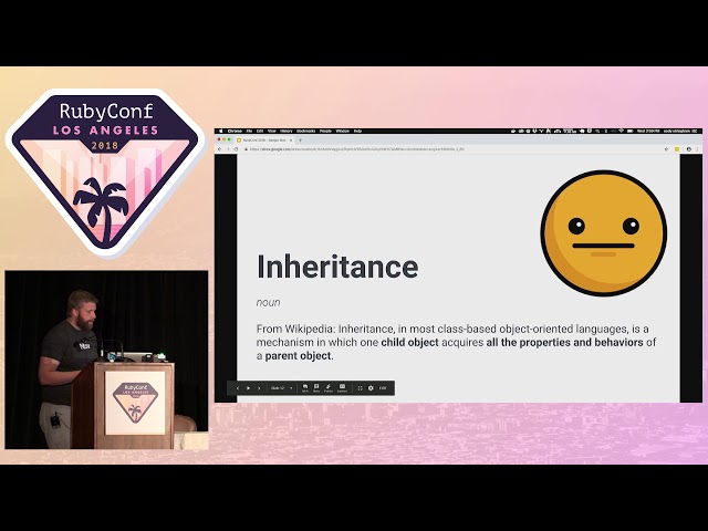 RubyConf 2018 - Inheritance, Composition, Ruby and You by Cody Stringham