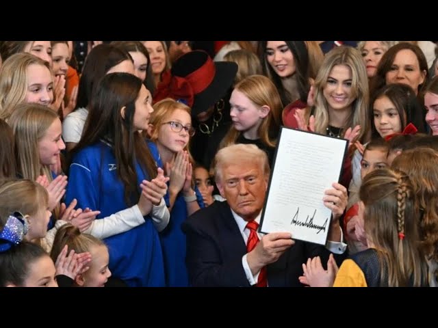 President Trump Signs No Men in Women's Sports Executive Order Into Law