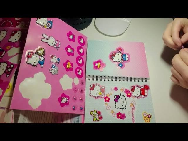 Hello Kitty my Sticker Book Decorating ASMR Fun & Satisfying 7