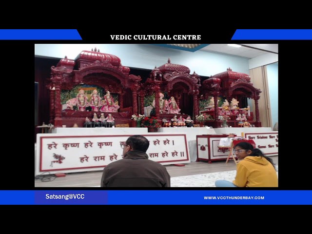 Sunday Satsang @ Vedic Cultural centre. Kartik Festival