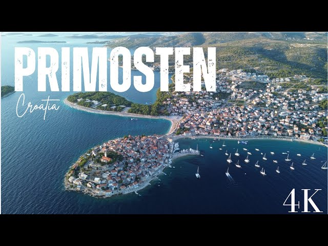 Primosten, Croatia | Drone video | 4K