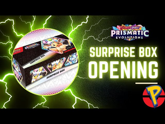 Prismatic Evolutions Surprise Box Opening: Which Eeveelution will we get?