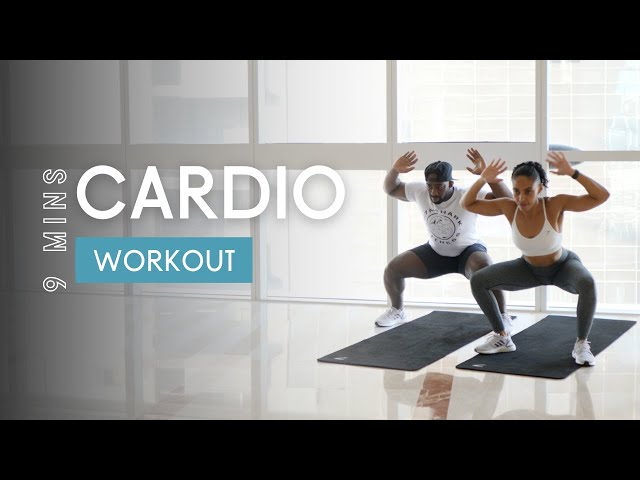 9 MIN Cardio at home HIIT Workout | modifications included