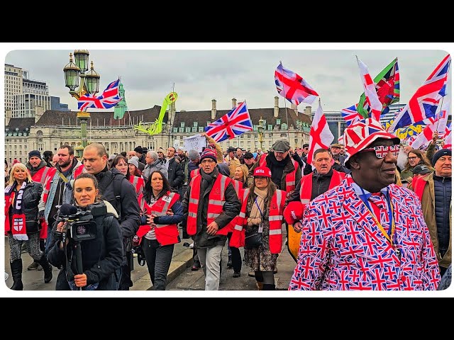 MASSIVE Crowd Takes Over London Streets in Stunning Protest March!