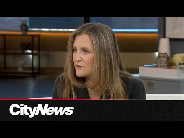 One-on-one with Liberal leadership hopeful Chrystia Freeland