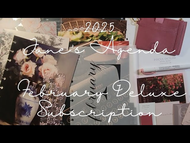 Jane's Agenda February Deluxe Subcription Unboxing