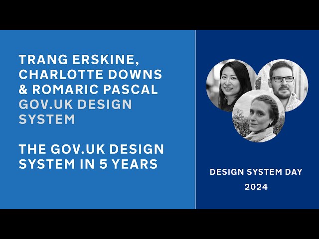 Design System Day 2024: Future of the GOV.UK Design System