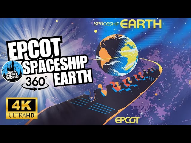 POV 360 Degree Video 4K SpaceShip Earth Epcot Disney World