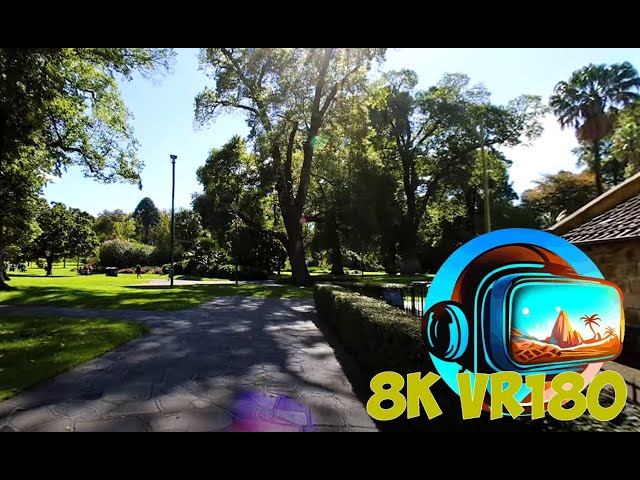 Relaxing walk through Fitzroy Gardens and past historic buildings MELBOURNE 8K 4K VR180 3D Travel