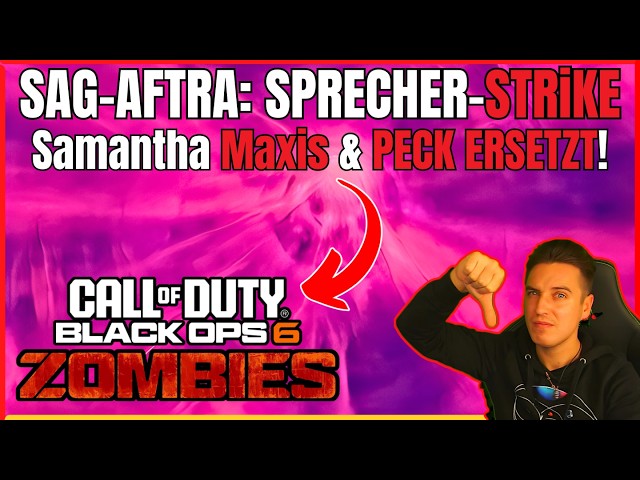 Sam MAXiS & Dr. PECKs SYNCHRONSPRECHER ERSETZT 😱 Wieso SAG-AFTRA Aktuell KEiNEM HiLFT 😑| BO6 Zombies