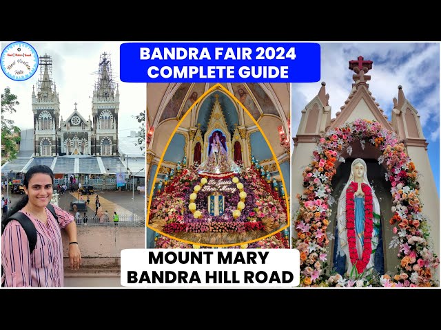 BANDRA FAIR 2024 | MOUNT MARY BASILICA BANDRA MUMBAI | BANDRA FAIR COMPLETE GUIDE | FAIR 2024 VIDEO