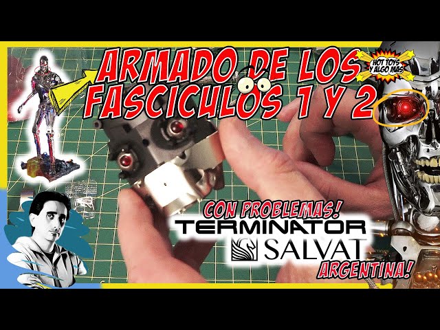 🔴TERMINATOR Construye el T-800 - Fascículo 1 y 2- Argentina - SALVAT 🔴