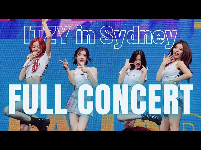 ITZY in Sydney - FULL CONCERT 4K FAN CAM: ITZY 2ND WORLD TOUR “BORN TO BE” (2024/03/24)