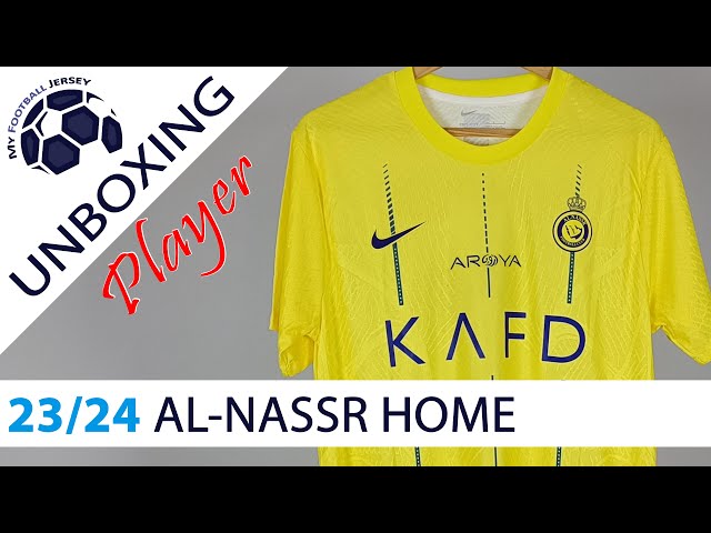 Al-Nassr Home Jersey 23/24 Ronaldo (JJSport) Player Version Unboxing Review